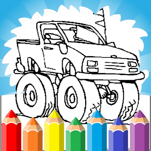 Play Monster Truck Coloring Pages For Kids unblocked games - Unblocked